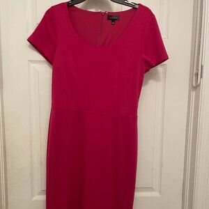 Magenta Pink Cotton Dress by The Limited – Office to Event Ready!